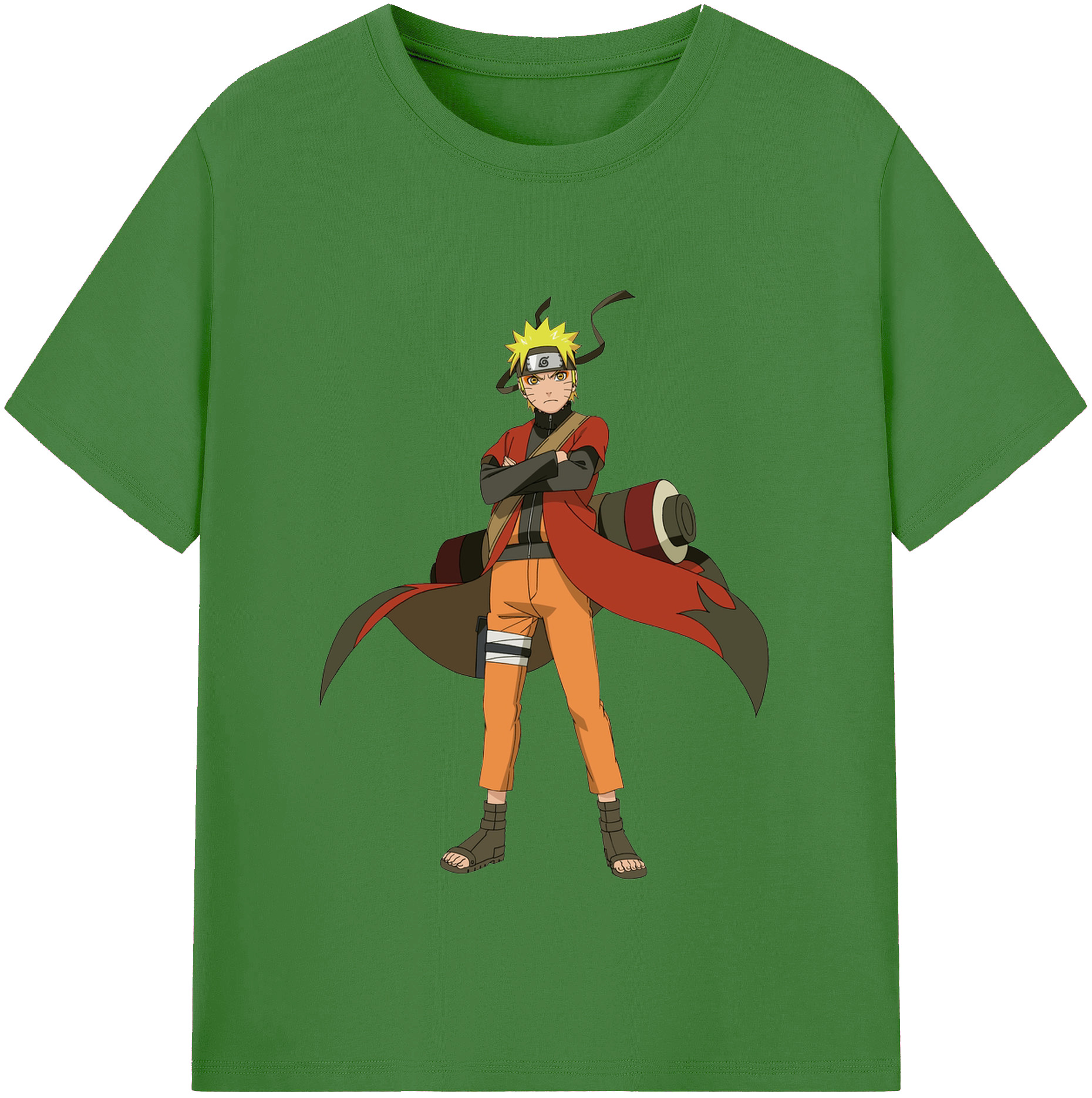 （画像用） NARUTO -ナルト- うずまき ナルト Uzumaki Naruto レディースカジュアルプリントTシャツ（綿100％）